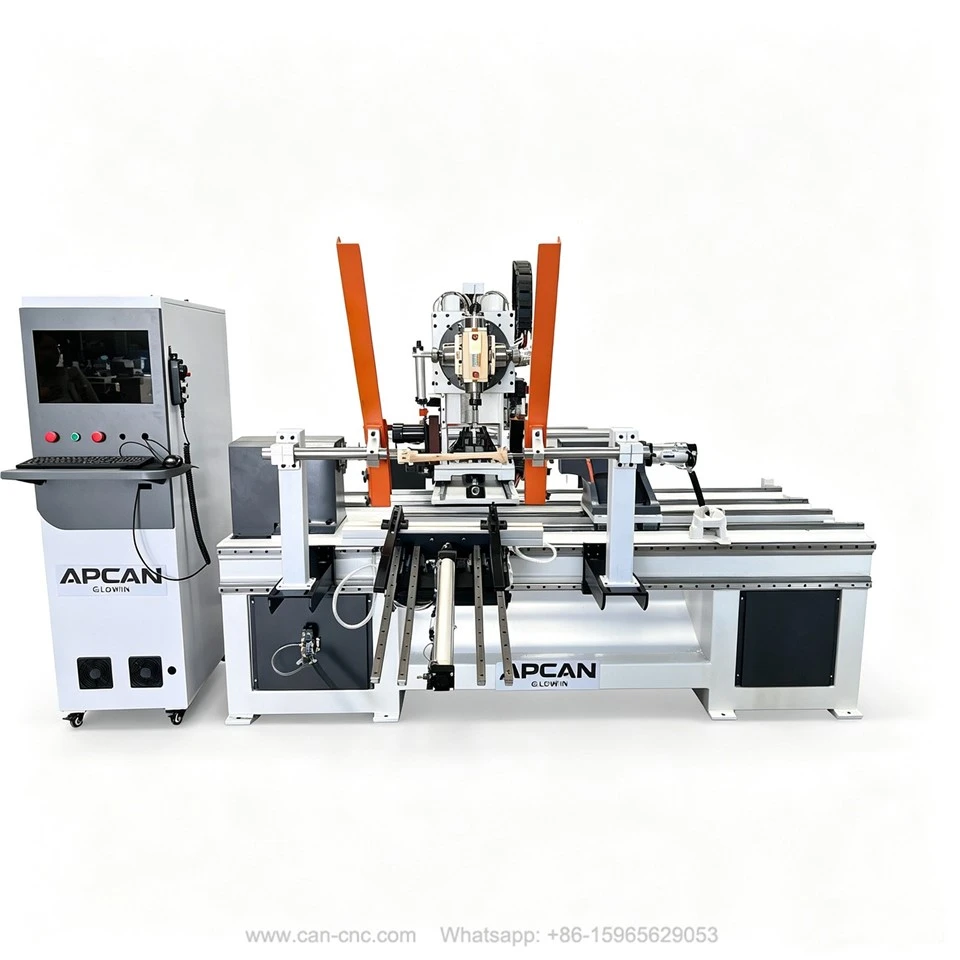 מחרטת עץ 5 צירים Cnc